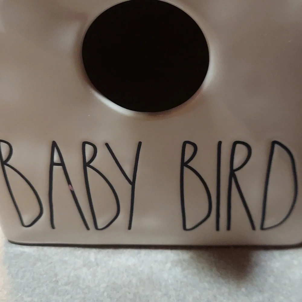 Rae Dunn Baby Bird feeder/house